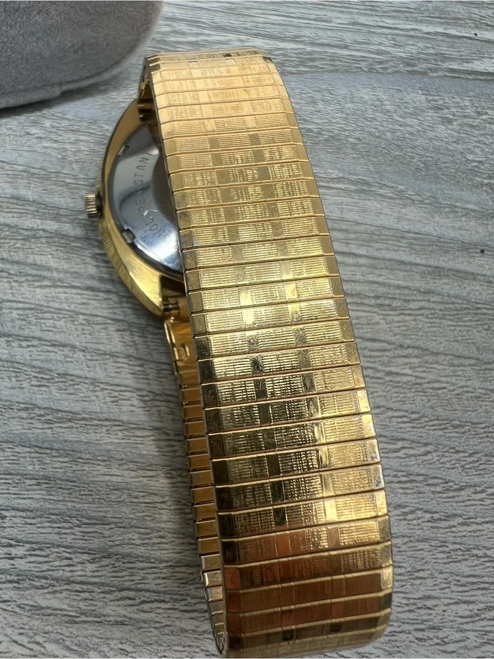 Zodiac SST 36000 Gold-Tone Men's Automatic Watch with Black Dial Ring